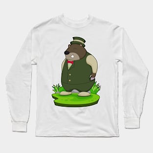 Mole Groom Jacket Wedding Long Sleeve T-Shirt